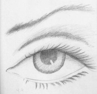 Pointers in Drawing the Eye (Diagram)