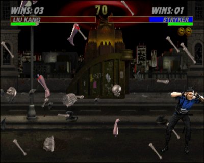 Ultimate Mortal Kombat 3 - Stryker - Bomb Fatality 
