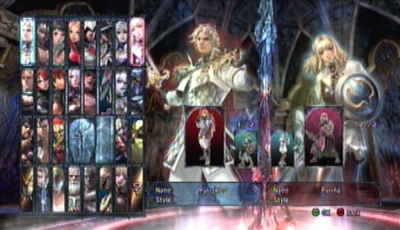 Character Select Screen